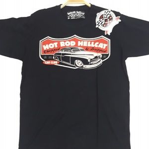 HotRod Hellcat Car Club graphic tshirt size S